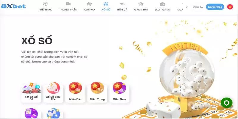 Khám phá những game xổ số hot tại 8XBET